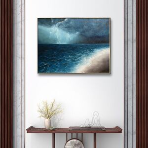 A Stormy Sky Oil Painting 16*20 inches on Canvas Wall Art